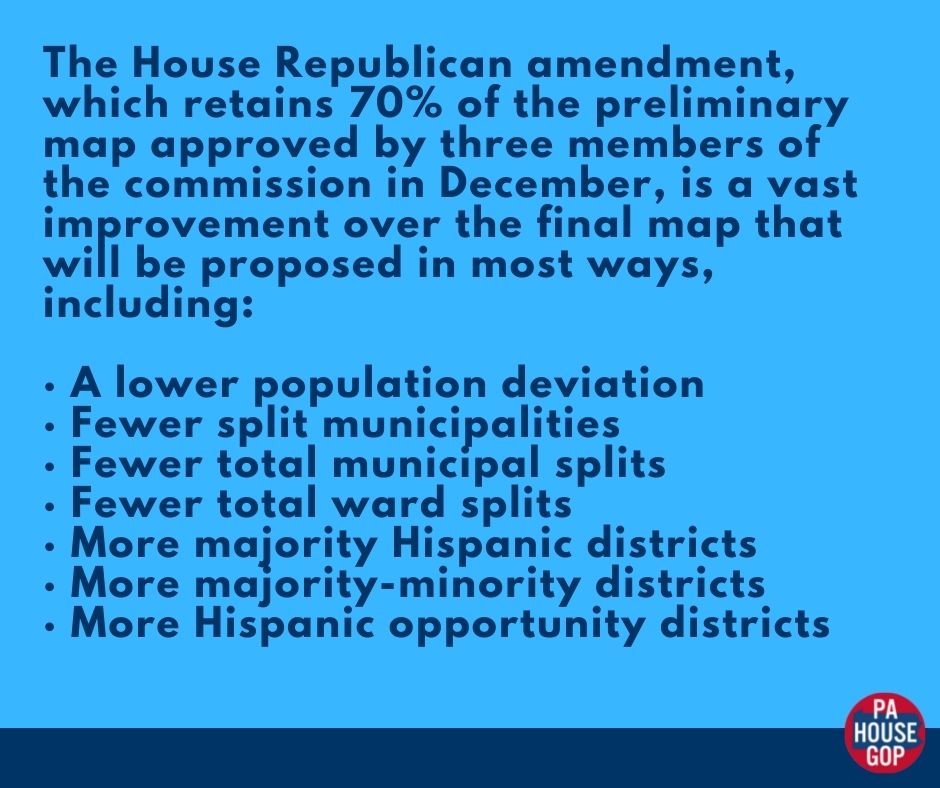 Benninghoff Proposes Amendment to Final House Map